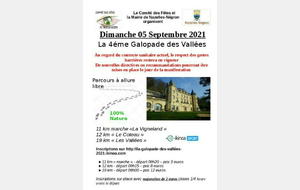 La Galopade des Vallées - Nazelles