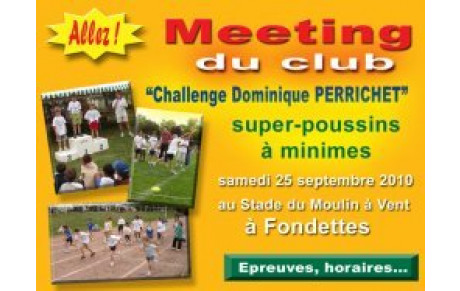 Meeting de Fondettes  25 Septembre