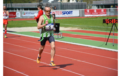Franck FOLTRAN au  France Open de 10 000 m de Pacé